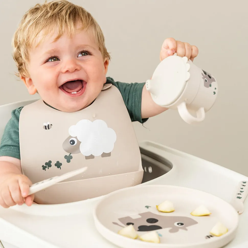 Foodie tallerken Tiny farm Sand