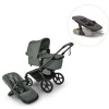 Fox 5 Renew complete inkl. Giraffe bouncer - forest green/tornado grey