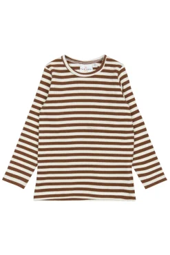 Fro Rib Bluse - TOFFEE