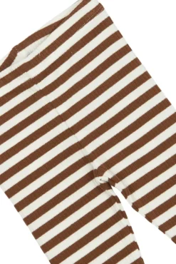 Fro Rib Leggings - Toffee striped