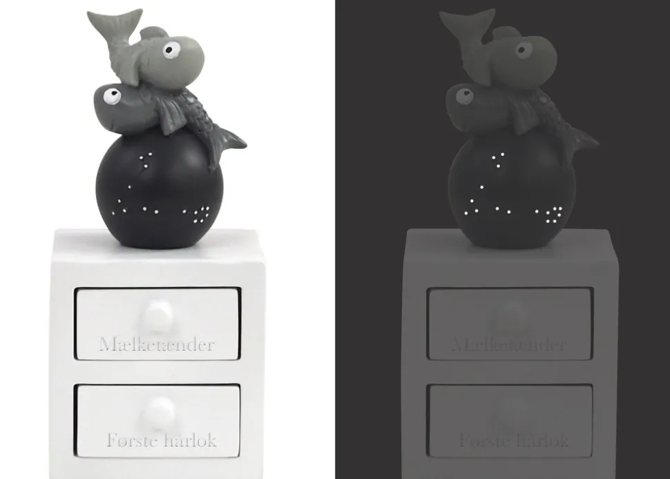 Første tand/hårlok - fisken