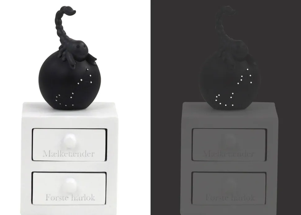 Første tand/hårlok - skorpionen