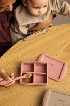 Frysebakke til babymad 4x65 ml - 2-pak - Rose Mix