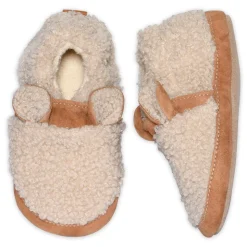 Fuzzy teddy hjemmesko - Oxford Tan