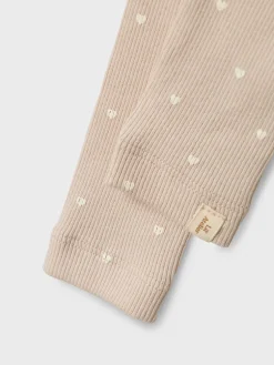 Gago slim leggings - GRAY MORNING - med hjerter