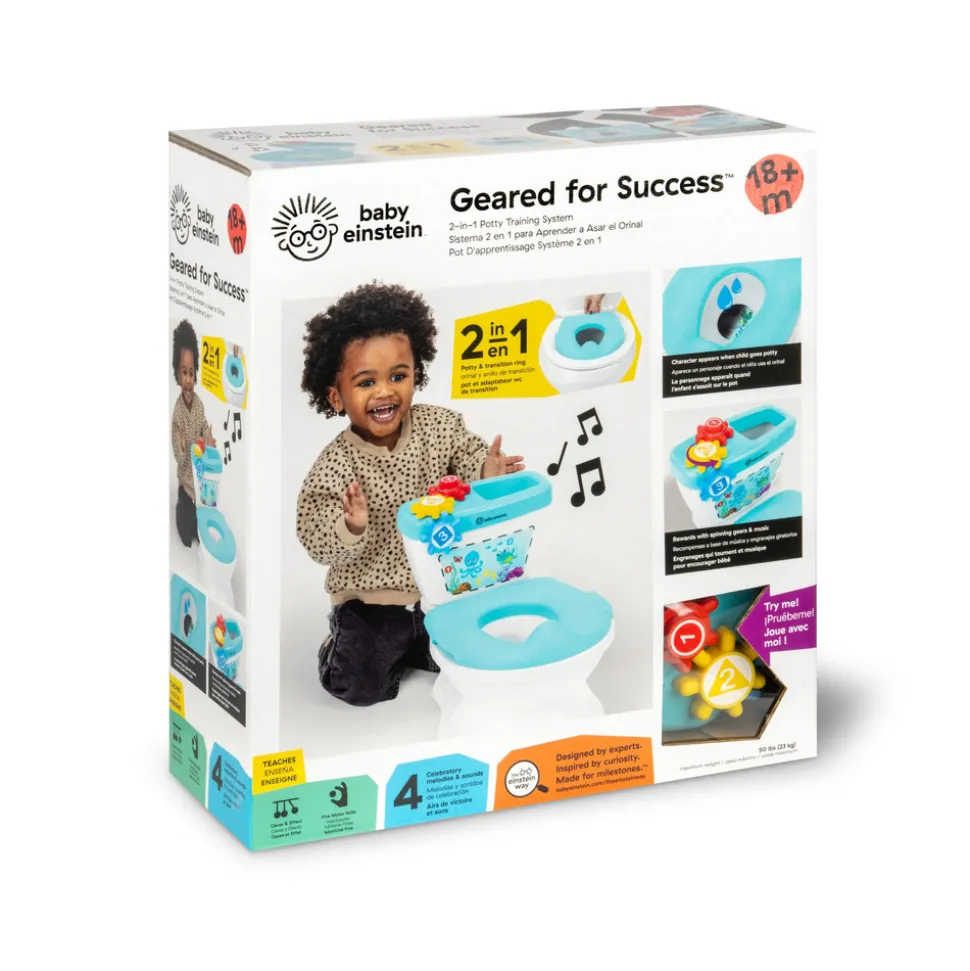 Geared for Success 2-i-1 Pottetræningssystem