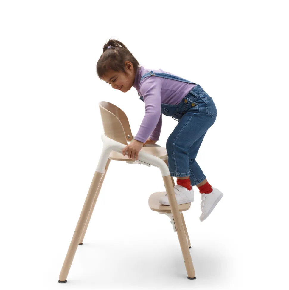 Giraffe højstol - Neutral wood/white