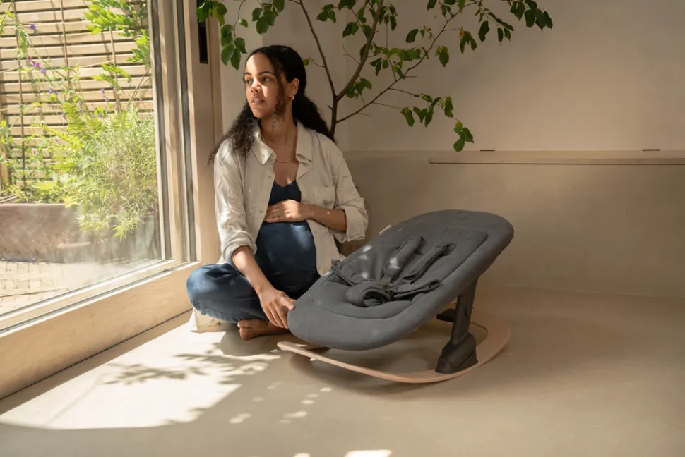 Giraffe newborn set - tornado grey