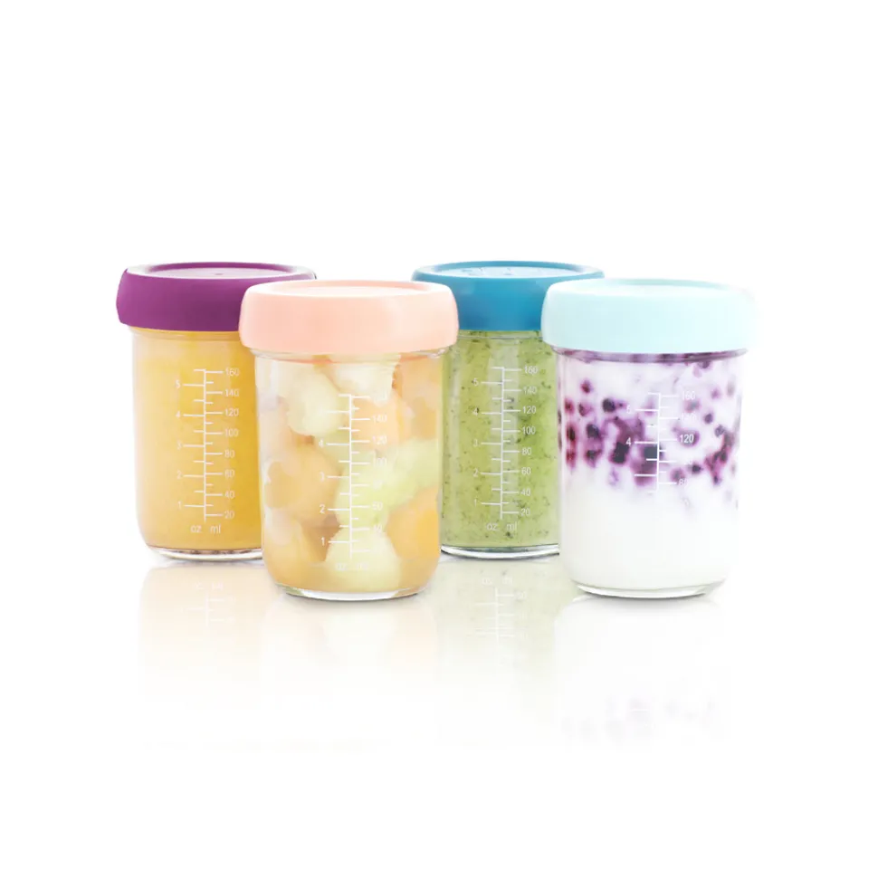 Glas madbøtter - 4x 220ml