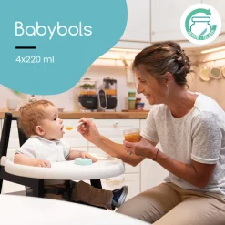 Glas madbøtter - 4x 220ml