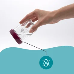 Glas madbøtter - 4x 100ml & 4x 220ml