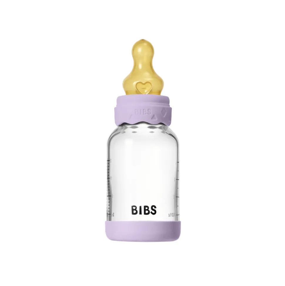 Glass boheme baby bottle latex 120 ml violet sky