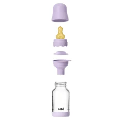 Glass boheme baby bottle latex 120 ml violet sky