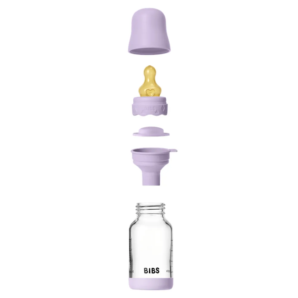 Glass boheme baby bottle latex 120 ml violet sky