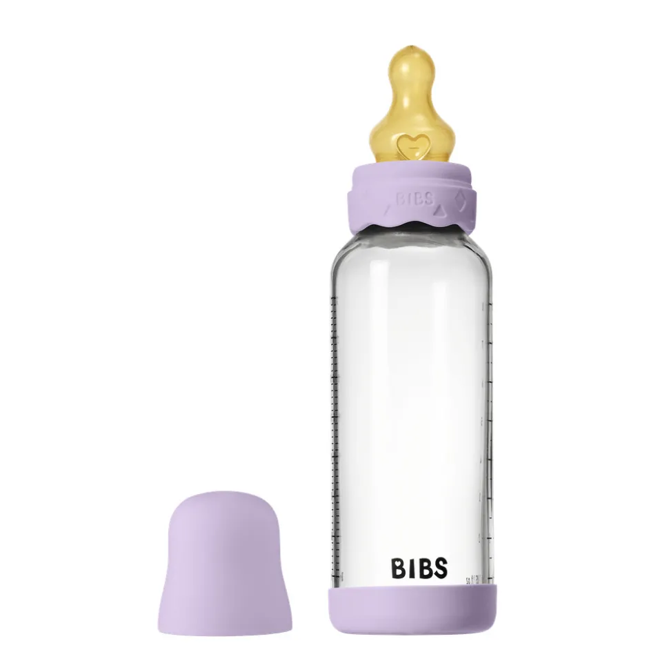 Glass boheme baby bottle latex 240 ml violet sky