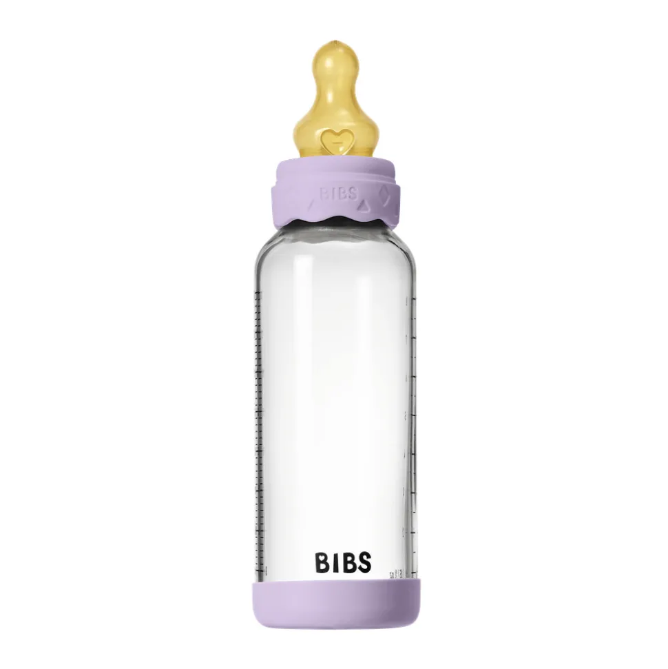 Glass boheme baby bottle latex 240 ml violet sky