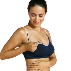 Graviditets & amme BH original deluxe blå S