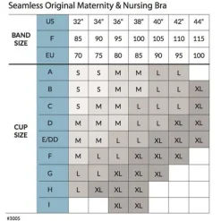 Graviditets & amme BH original Hvid XL