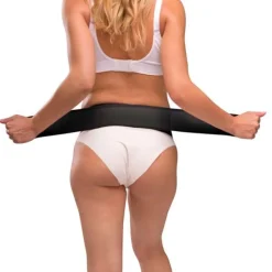 Graviditets støttebælte, sort L/XL