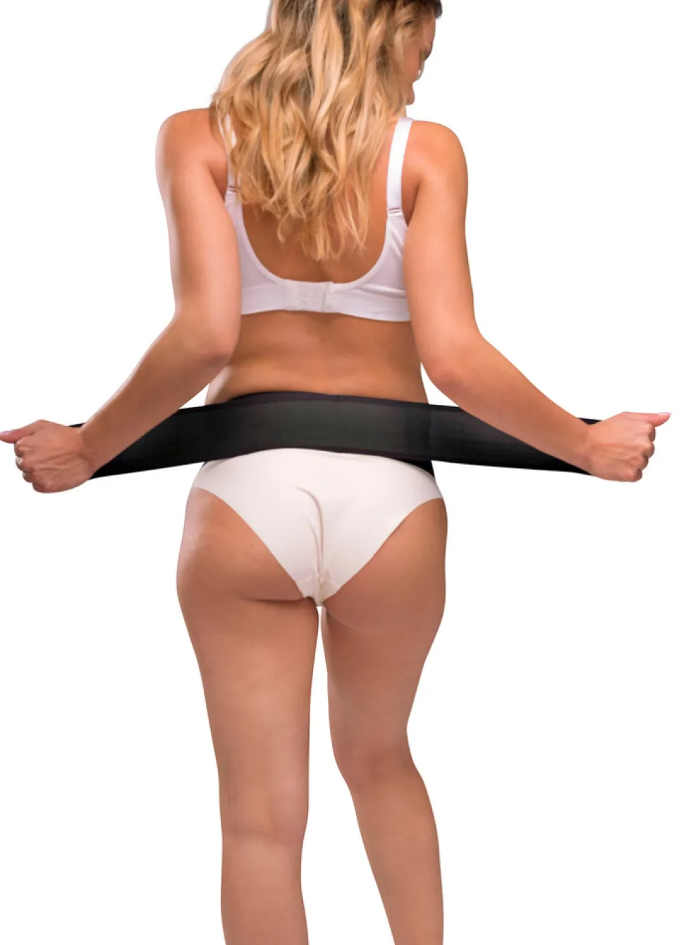 Graviditets støttebælte, sort S/M