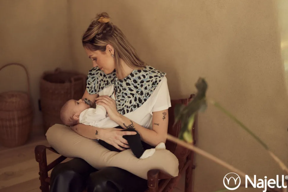 Graviditetspude - linen beige