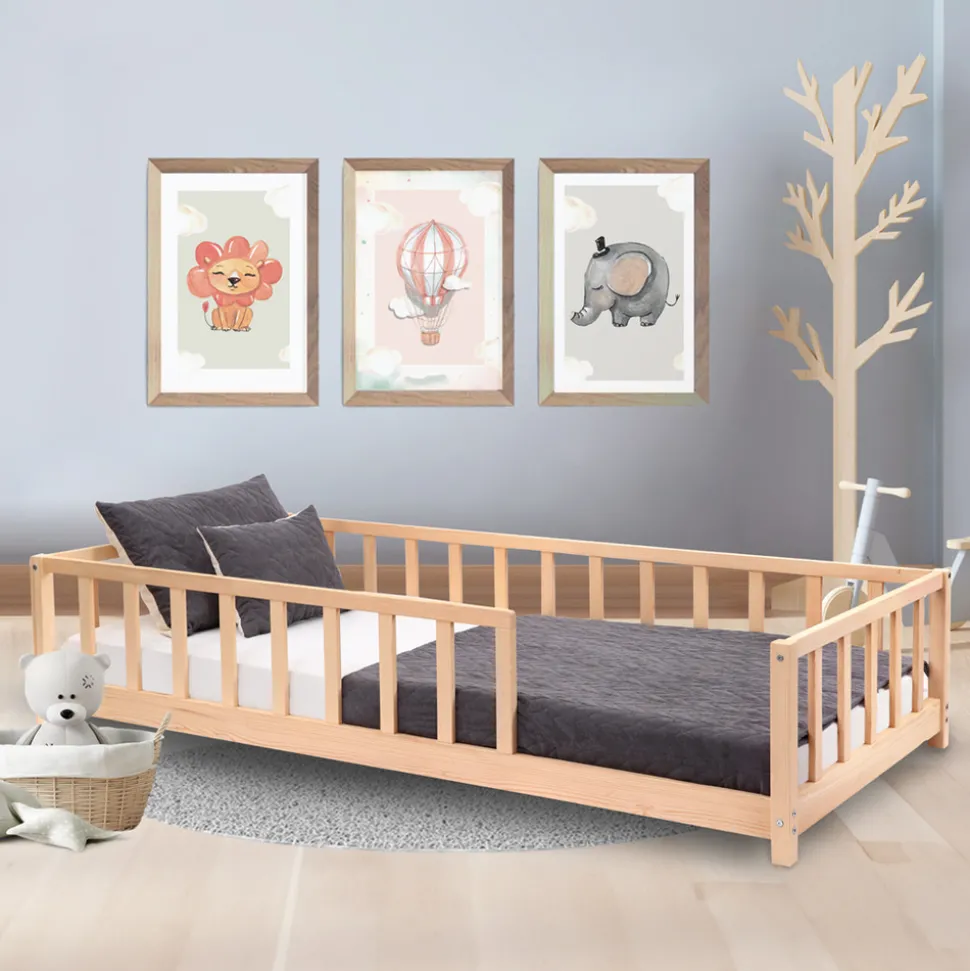 Gulvseng, 90x200 cm.