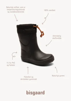 Gummistøvle, Vinter Termo - 50 black