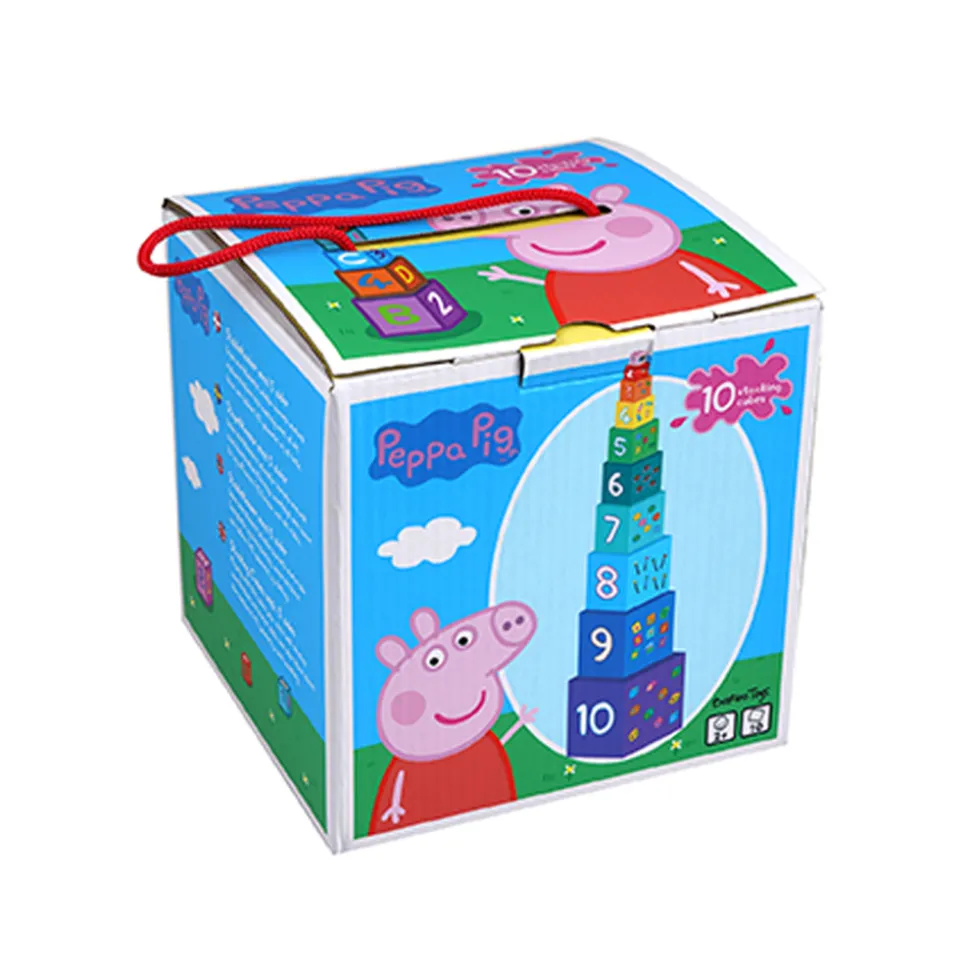 Gurli Gris Stableklodser - Stacking Cubes - 10 stk