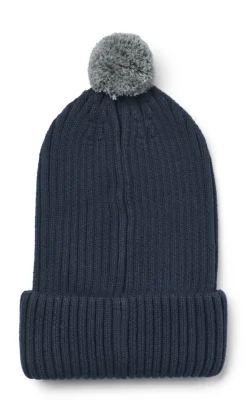 Habar Strikket Hue - Ink melange