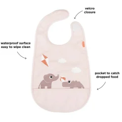 Hagesmæk m/Velcro Playground Pudder