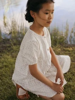 Hailey kortærmet løs kjole - COCO MILK