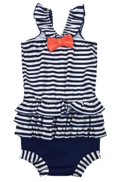 Happy nappy costume - Navy stripe