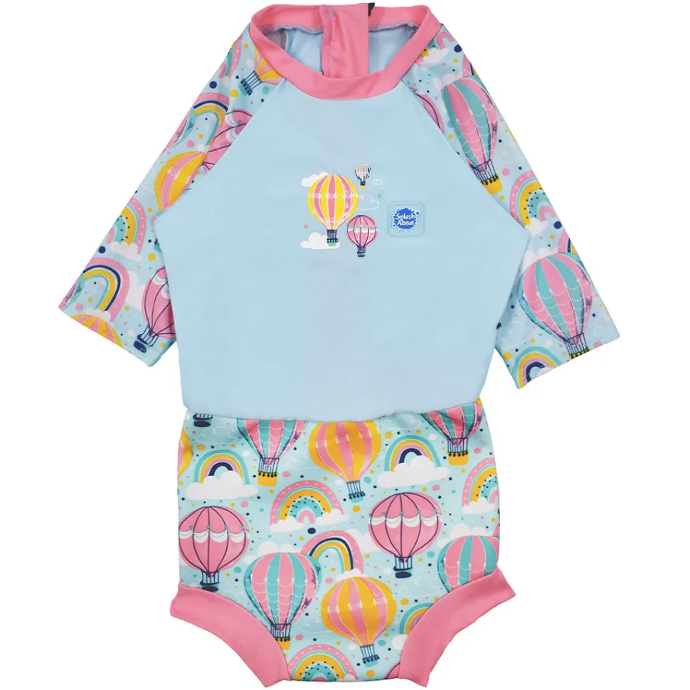 Happy nappy sunsuit - Up & Away Pink
