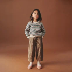 Harlow Jacquard Pullover - Offwhite