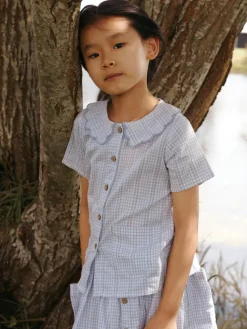 Hazelle nederdel - ZEN BLUE