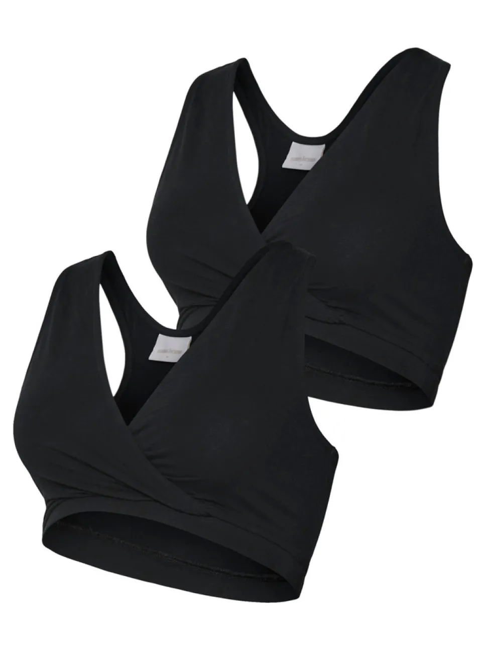 Helena crossy bra 2-pak - BLACK