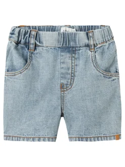 Hilbert løse denim shorts - LBLUEDENIM