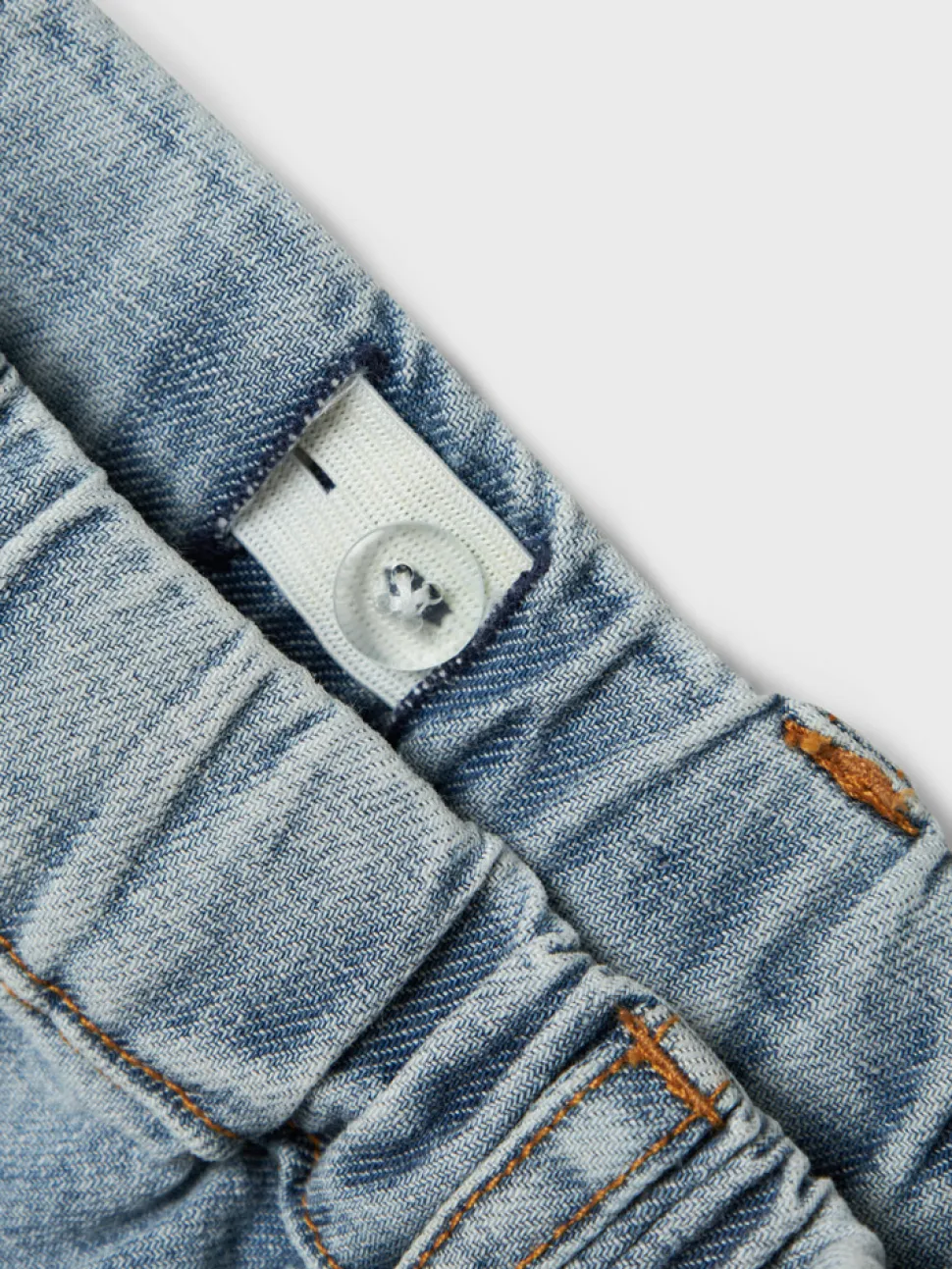 Hilbert løse denim shorts - LBLUEDENIM