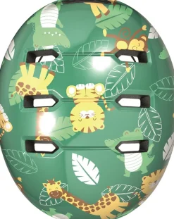 Hjelm Skurb Kid, green jungle*, S