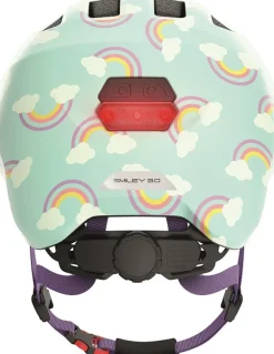 Hjelm Smiley 3.0 LED, blue rainbow*, S