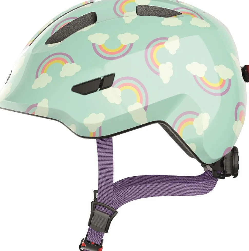 Hjelm Smiley 3.0 LED, blue rainbow*, M