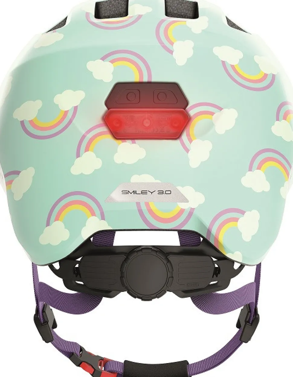 Hjelm Smiley 3.0 LED, blue rainbow*, M