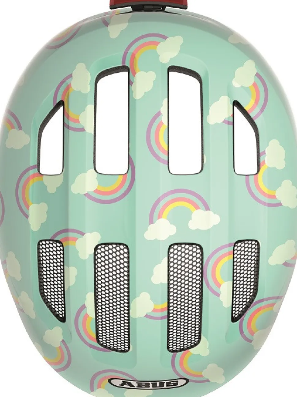 Hjelm Smiley 3.0 LED, blue rainbow*, M