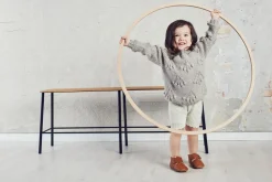 Hjemmesko, Velcro Star - 66 Cognac