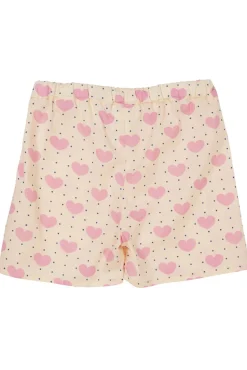 Hjerte shorts m. flæse lomme - HEART AOP