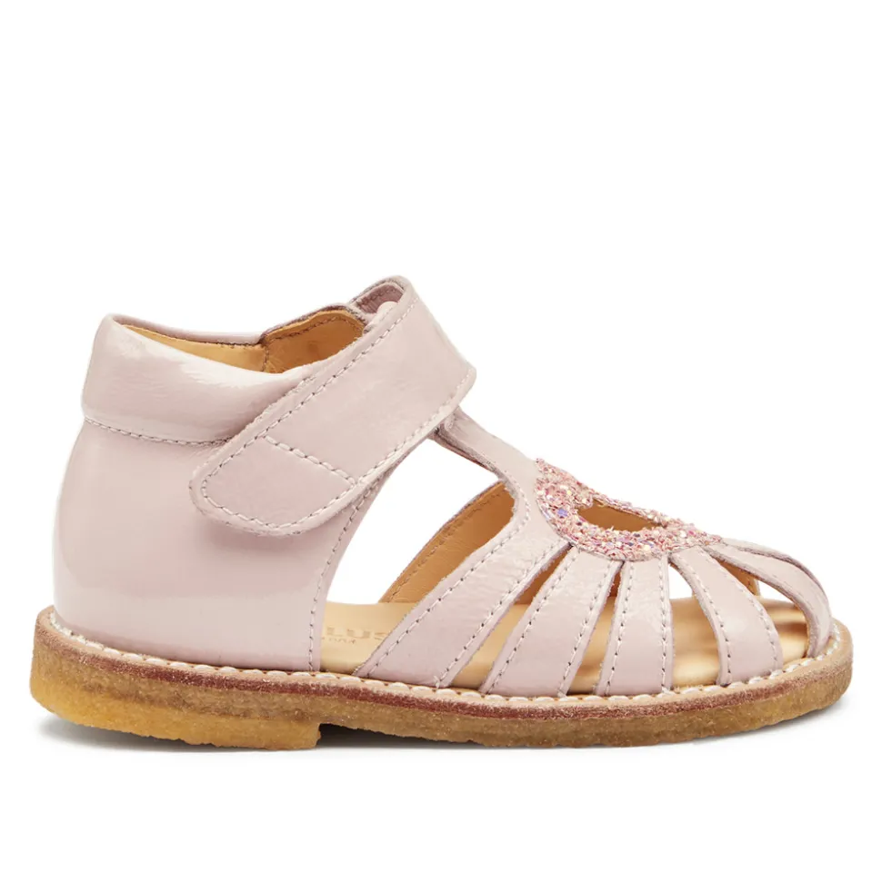 Hjertesandal med glitter - 3057