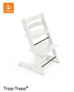 Højstol bøg - hvid