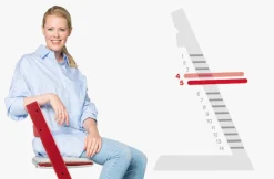 Højstol bøg - whitewash