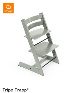 Højstol bøg inkl. newborn sæt - glacier green