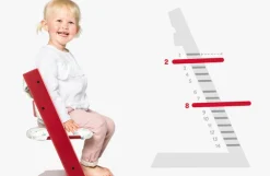 Højstol bøg inkl. newborn sæt - natural